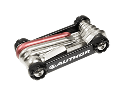  Klucze zestaw AUTHOR MULTIPED 10 czarno-srebrne multitool