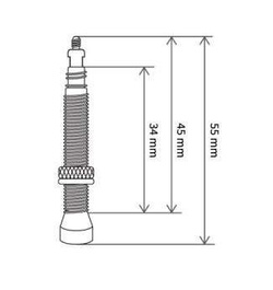 Wentyle ACCENT AC-UST / czerwone / 2szt.