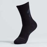 COTTON TALL LOGO SOCK BLK L